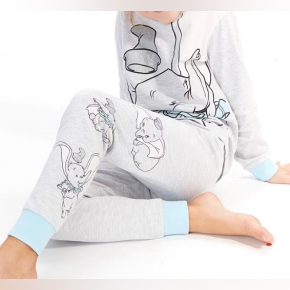 🐘 Disney Store Dumbo Kids Pajama set Sz 7/8 Youth